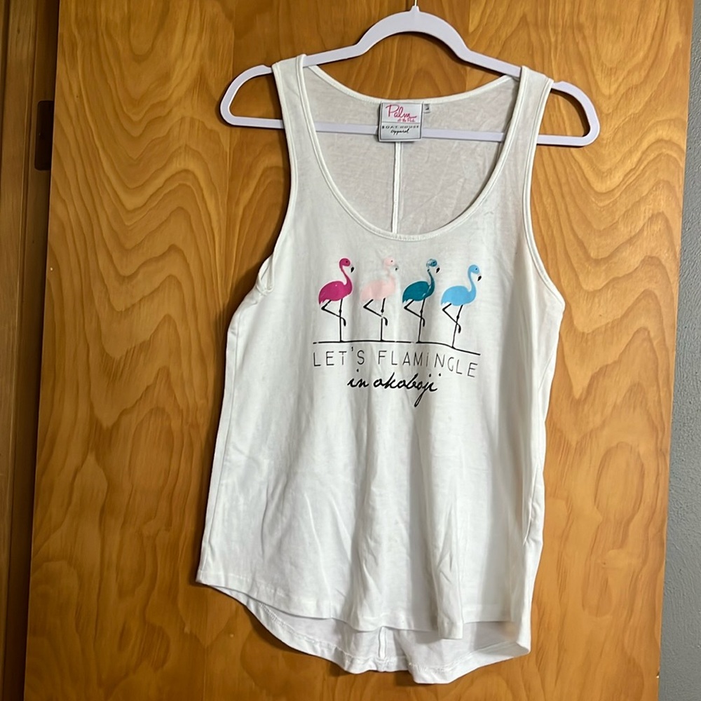 Boat House Apparel size large. With Flamingo on it